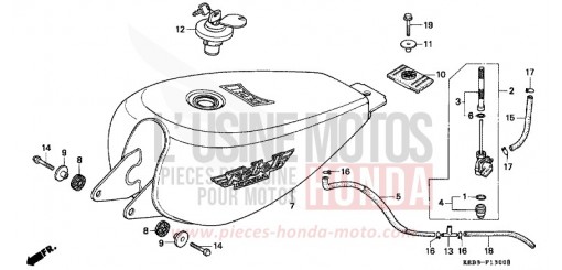 FUEL TANK CA125S de 1995